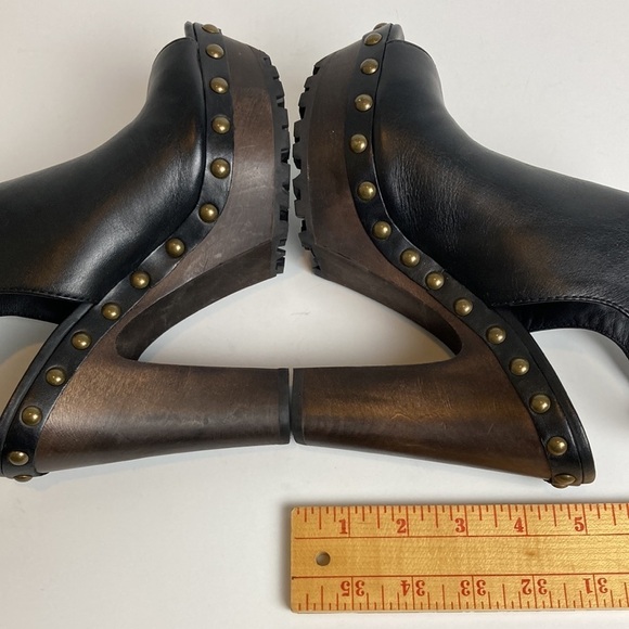 ALICE + OLIVIA 'Sharon' Leather Platform Clogs Size EU 36 (US 6) - Picture 15 of 16